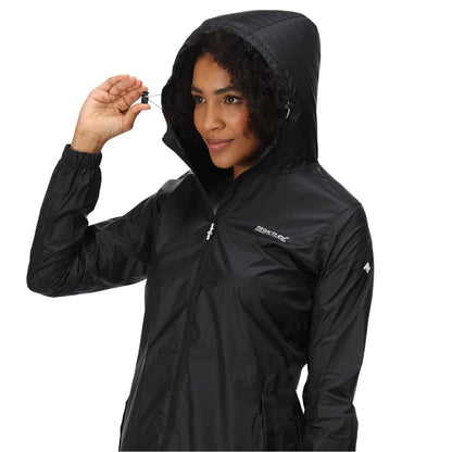 Regatta Womens Pack It III Waterproof Jacket Black M