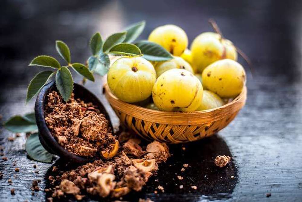 AnNafi® Dried Amla Fruit | Indian Gooseberry | Amla Berry High Content of Vitamin C Natural Hair & Immunity Booster | Organic Dry Amla Raw | Vegan Gluten Free (250grams)