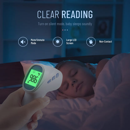 Forehead Thermometer for Adults and Kids, FSA HSA Eligible, Digital Baby Thermometer with Fever Alarm, Fast Accurate Results, Home Medical & Nurse Essentials