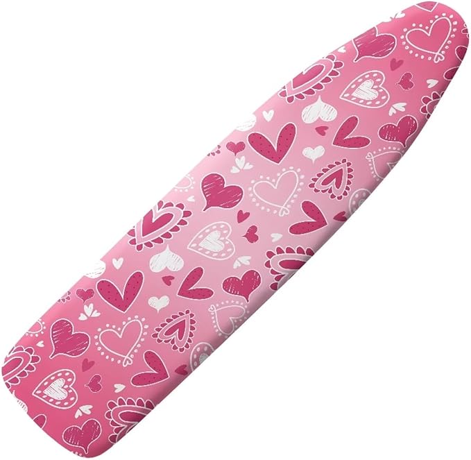 Pink Heart Ironing Board Cover Valentines Day Iron Board Cover Romantic