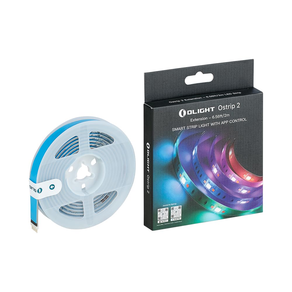 OLIGHT Ostrip2 Extend LED Strip Light Bundle with Olantern Classic 2 Pro APP Control Camping Lantern