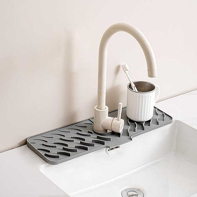 Silicone Faucet Splash-Proof pad, Universal Faucet Cover, Suitable