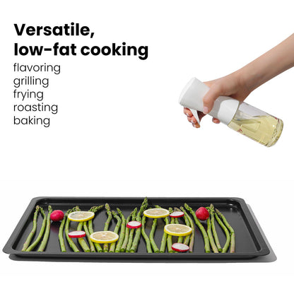 Mistifi Oliver Oil Sprayer for cooking, Spray bottle 6oz, Non-Aerosol Refillable Dispenser Oil Mister FS600 Less is More