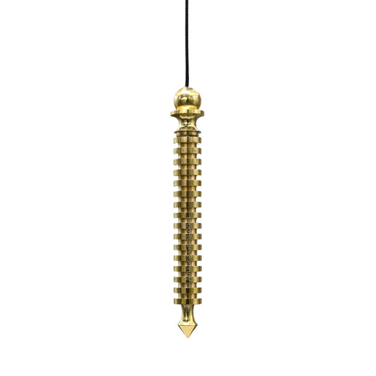 Amazing Gemstone Healing Metal Pendulums for Divination, Gold 16 ISIS Ring Plate Openable Steel Copper Pendulum High Energy Pendulo de Bronce Pendulos de Mesa MP91