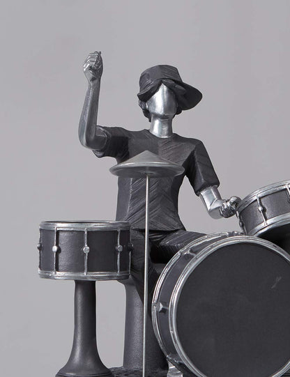 NENBOLEC Music Decor Statue Modern Figurine Sculpture Piano Gifts Table Centerpiece Arts for Bedroom Home Shelf Polyresin 8.1 Inch