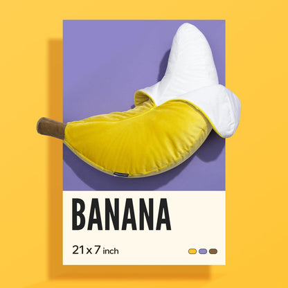 Phantoscope Papaya Shaped Throw Pillow, Fruit Themed Cushion for Couch, Bed and Chair, Pink, 10 x 15 inches