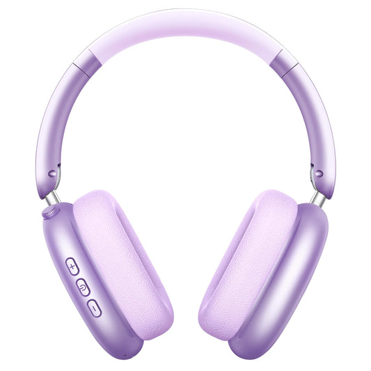 Wentronic Y01 Wireless Noise Canceling Headphones Bluetooth 5.3 Over Ear Headphones with Microphone, Hi-Res Audio, 48H Playtime, Foldable Comfortable Earpads,Compatible with iOS,Android,PC, Purple