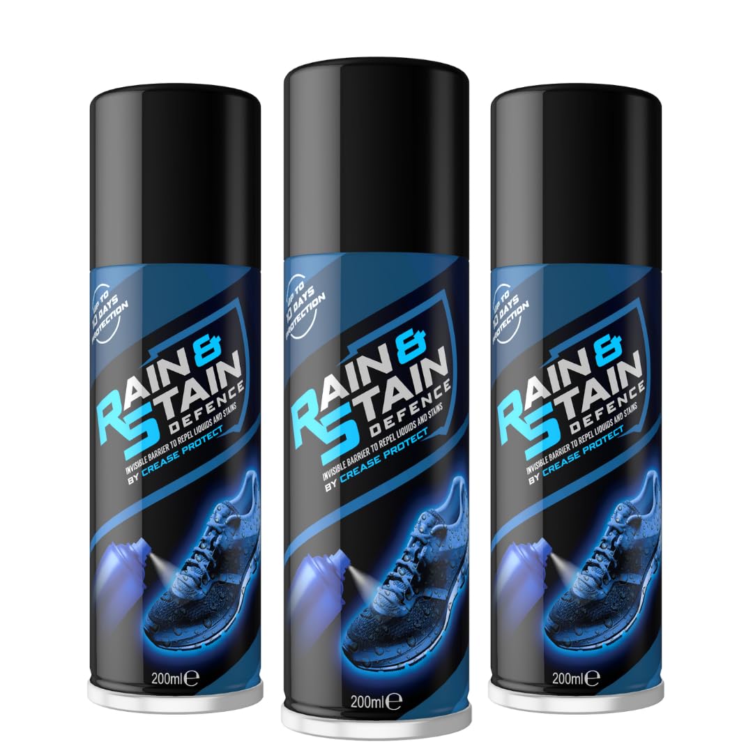 Rain & Stain Protector Spray - Waterproof Your Shoes & Boots Instantly! Suede & Nubuck Care for Trainers, Uggs & More - Easy, Long-Lasting Protection