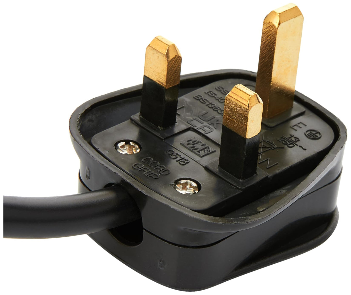 pro elec 6 Gang 10 m Extension Lead Surge Protector - Black