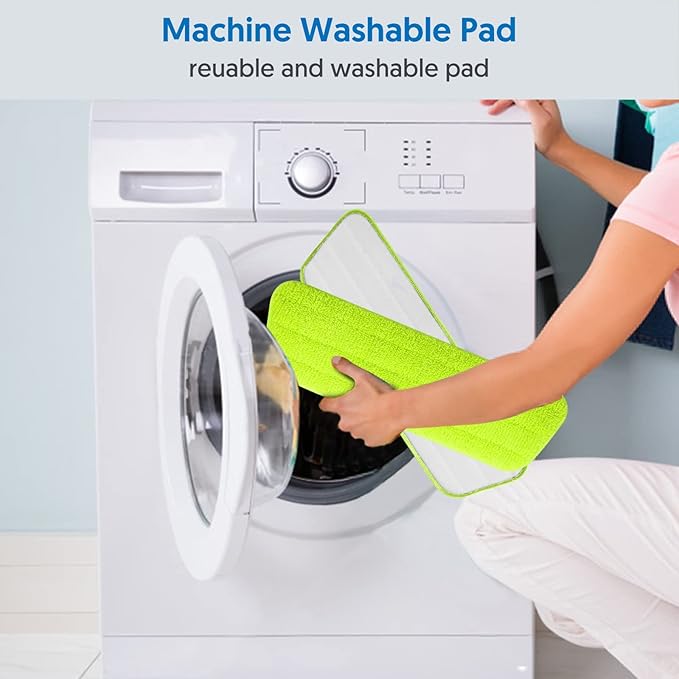 7 Count Reusable Microfiber Mop Pads