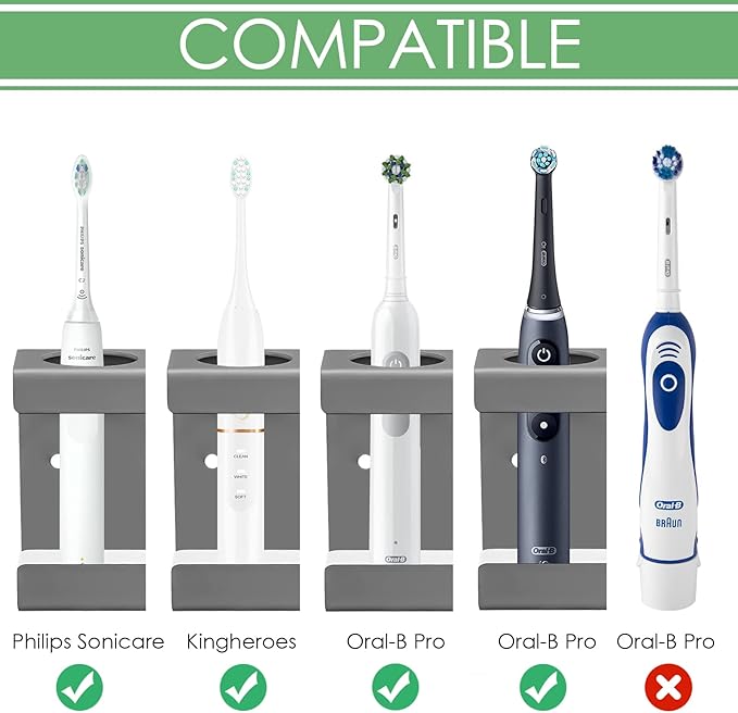 Electric Toothbrush Holder Wall Mounted, Toothbrush Stand