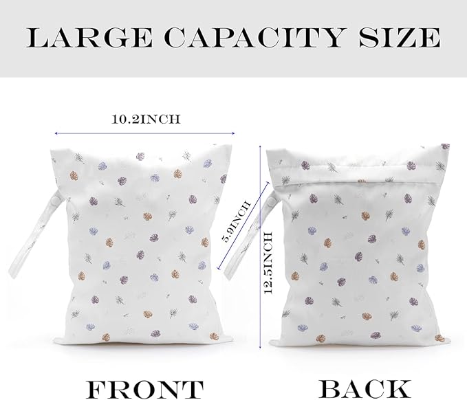 Wet Dry Bag, for Swimsuit, Dirty Yoga Gym Clothes, Makeup Bag, Waterproof