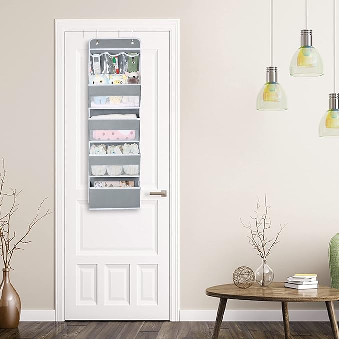 Univivi Door Hanging Organizer Nursery Closet Cabinet Baby Storage