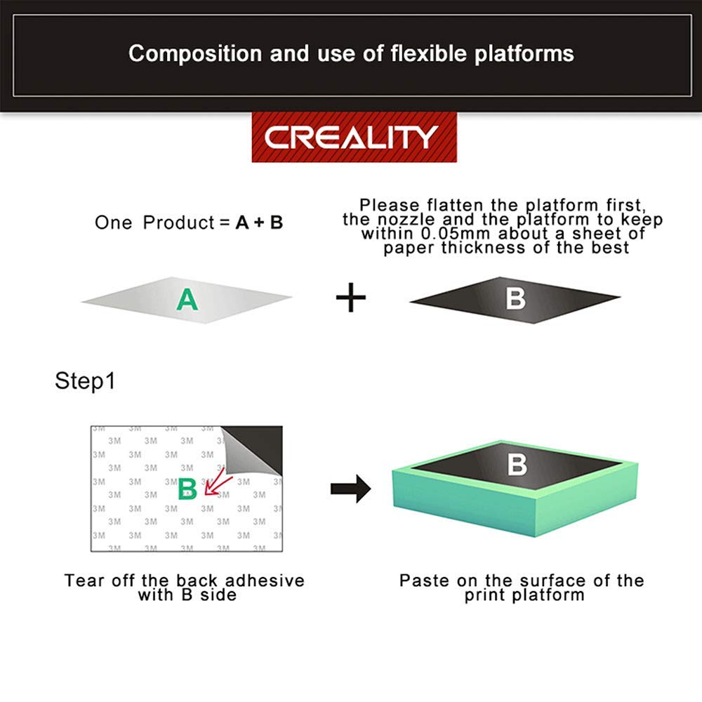 Sovol Creality Original Removable Flexible Magnetic Build Plate 3D Printer Platforms Build Surface for Ender 3 S1 Ender 3 Pro Ender 3 V2 Ender 5 Ender 5 Pro, Sovol SV05, 235X235 mm