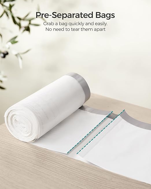 SONGMICS Trash Bags for 12-14.5 Gallon Trash Cans, Pre-Separated, Liner Code
