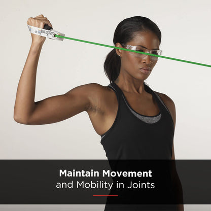 THERABAND Resistance Tubes, Professional Latex Elastic Tubing with Hard Handles For Exercise, Physical Therapy, Lower Pilates, At-Home Workouts, & Rehab, 48 Inch, Green, Heavy, Intermediate