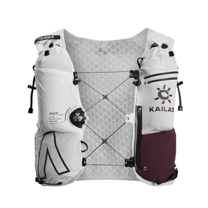 KAILAS FUGA AIR 8 Ⅳ Running Hydration Vest Hydration Pack Lightweight with Two TPU Water Bladders for Women Men Trail Cycling Hiking Cinnabar XL