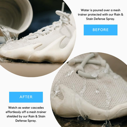 Rain & Stain Protector Spray - Waterproof Your Shoes & Boots Instantly! Suede & Nubuck Care for Trainers, Uggs & More - Easy, Long-Lasting Protection