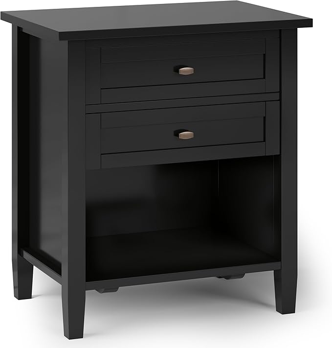 SIMPLIHOME Warm Shaker Bedside Table