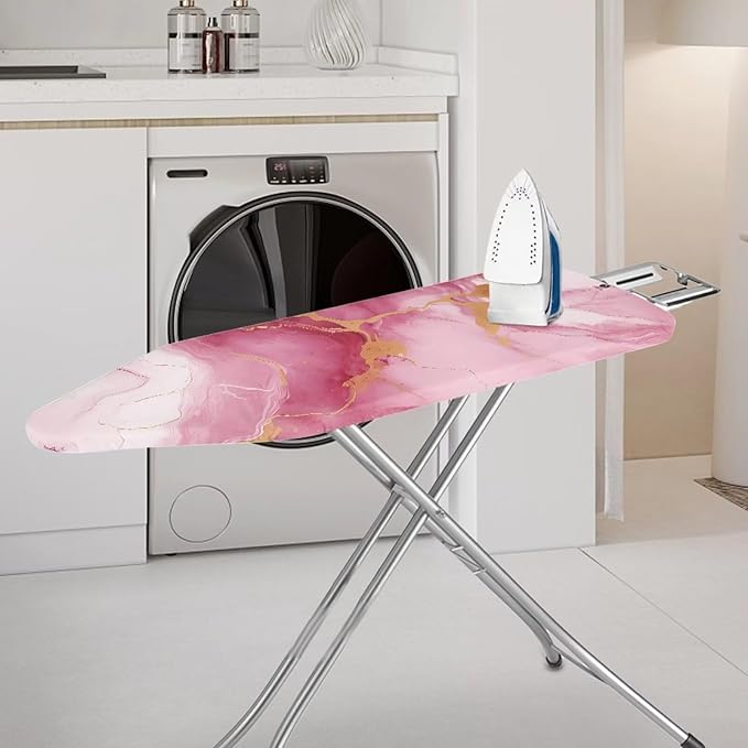 Pink Marble Ironing Board Cover Extra Iron Board Cover Protector Novelty Gifts