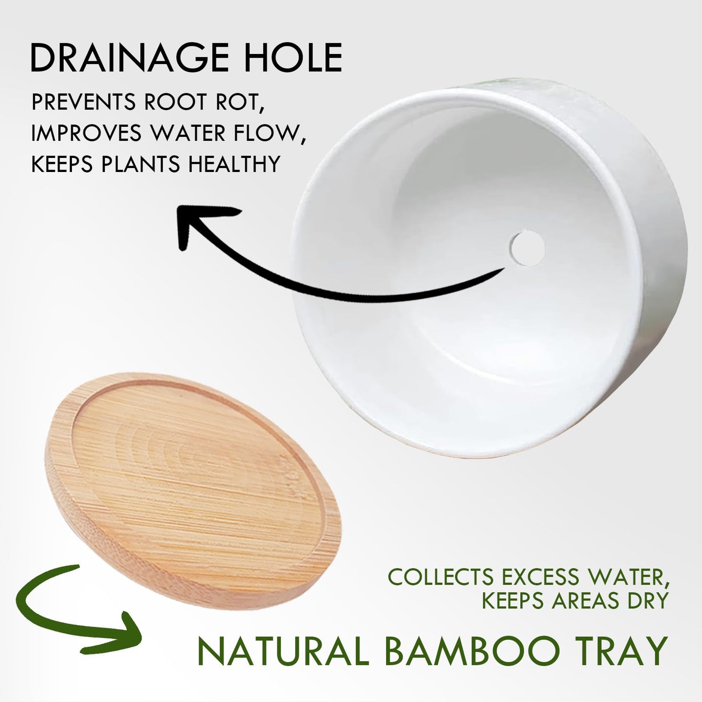Jutasty Funny Black Cat Plant Pot for Succulent, Cactus Flower Planter for Indoor Plants, Unique Succulents Pots with Drainage, Cats Owner Gifts, Home Desk Decor Planter Gift for Cat Lover (No Plants)