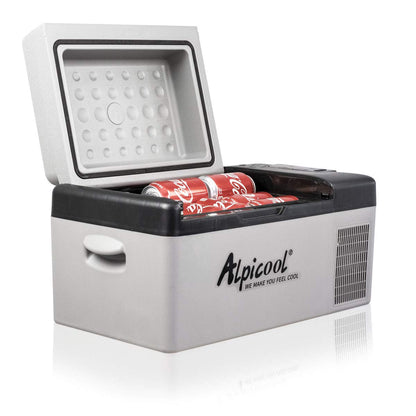 Alpicool C20 portable compressor fridge freezer 21Quart(20Liter) for car and home - 12V/24V DC and 110V AC