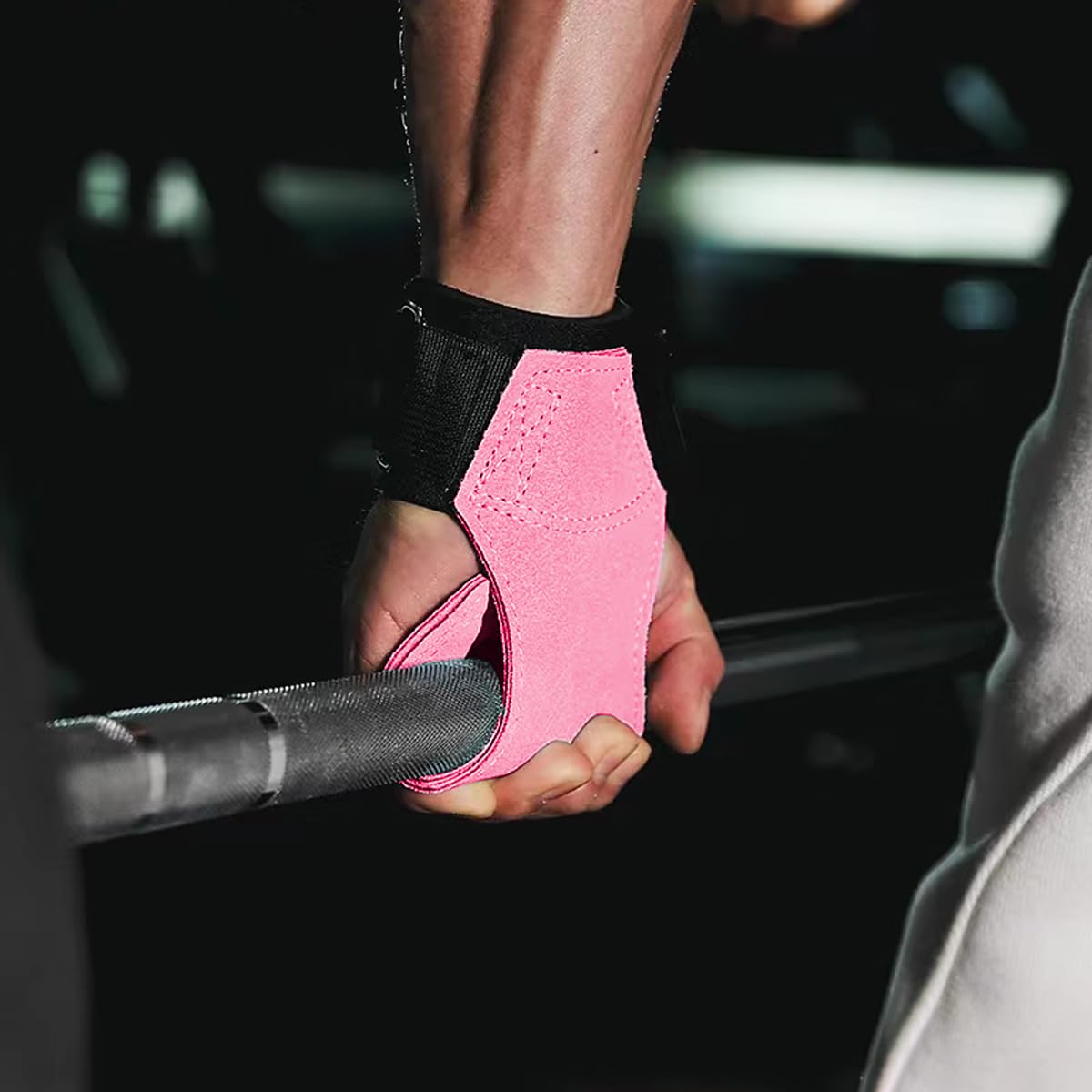 Wrist Straps for Weightlifting for Maximum Grip Support - Lifting Deadlift Strap & Weight Lifting Grips Gloves for Working Out Pull Up Deadlifting & Shrugs