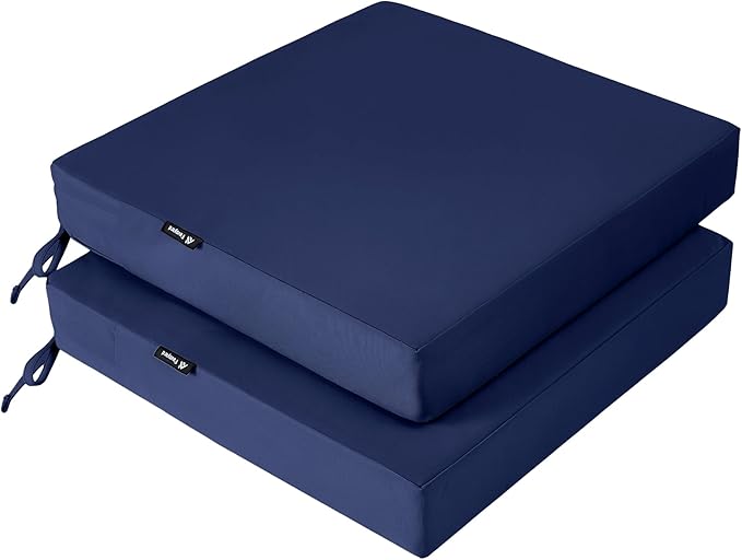 Favoyard Patio Chair Cushions 19 x 19 x 3 Inch Waterproof Outdoor Seat Cushions
