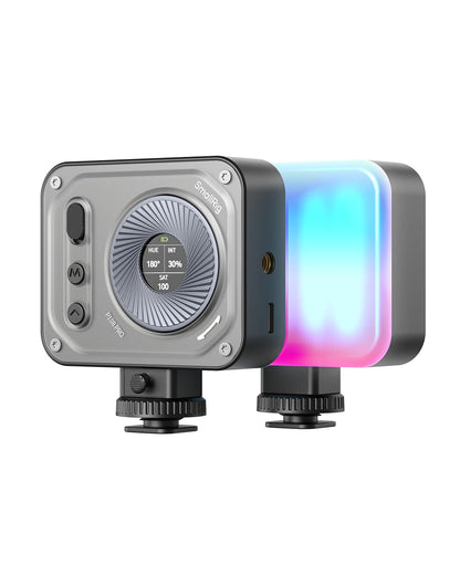 SMALLRIG Vibe P108 Pro RGB Video Light, Portable Led Camera Light for Photography, Cold Shoe Light, CRI95+, 2500-6500K, 12 Effects, Fill Light Accessories for Content Creator, Streaming
