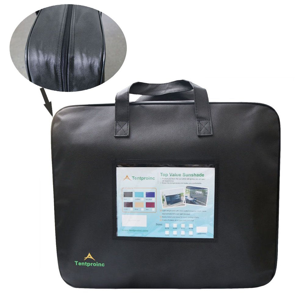 Tentproinc RV Awning Sun Shade Screen 6' X 10' 3'' (Fit for 11' Awning) Mesh Screen Sunshade Motorhome Camping Trailer Awning Screenshade Sunscreen UV SunBlocker - 3 Year Warranty (Black)