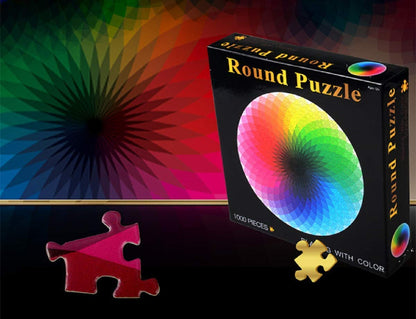 LRRH 1000 PCS Rainbow Palette Jigsaw Puzzle Intellectual Game for Adults and Kids