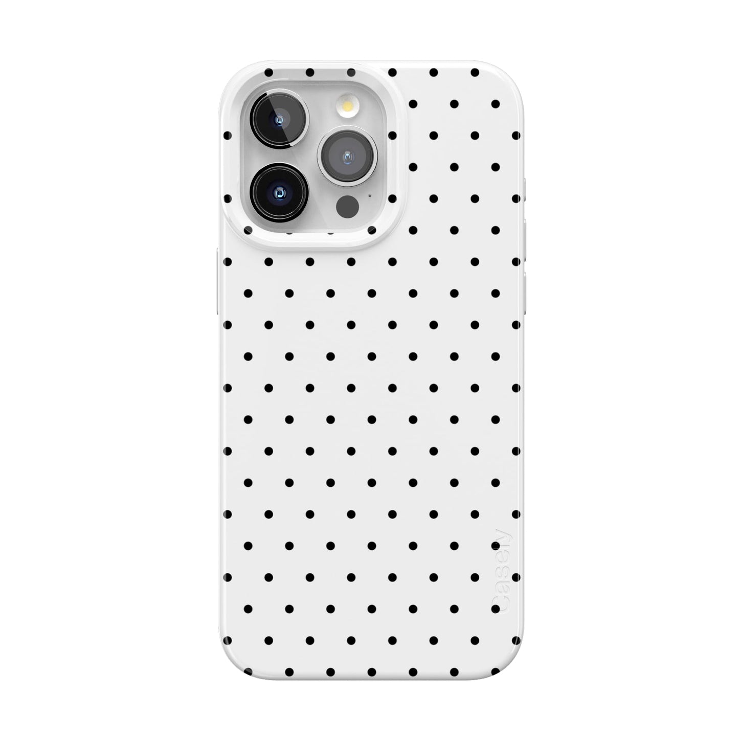 Casely iPhone 15 Pro Case | Fit Check | Neutral Checkerboard | Compatible with MagSafe | Classic Ultra Slim Design