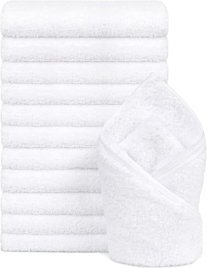 Orighty 12-Pack White Hand Towels