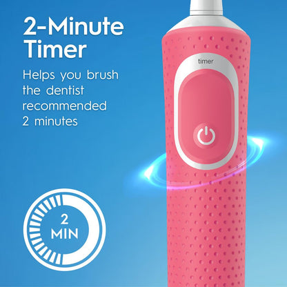 Oral-B Pro 100 Whitening Electric Toothbrush, Pink