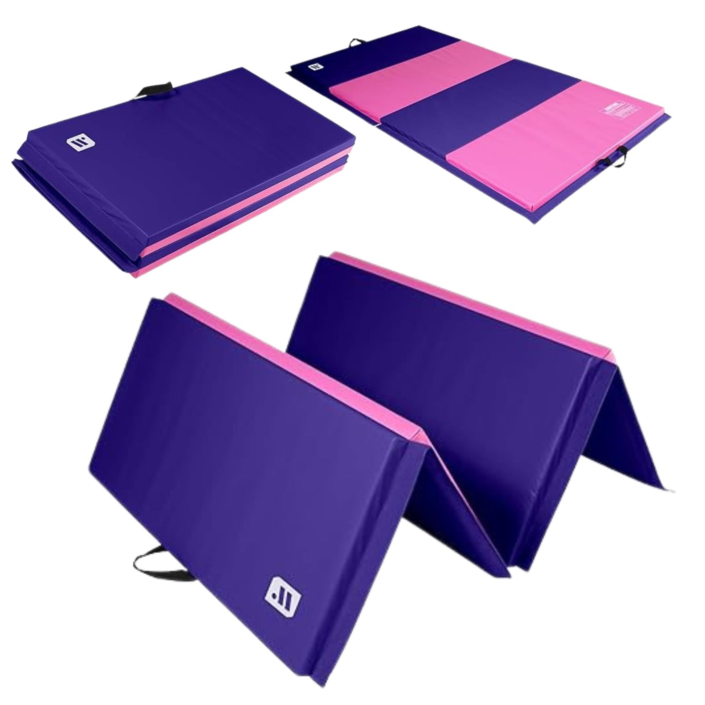 We Sell Mats - 4 ft x 8 ft x 2 in Personal Fitness & Exercise Mat for Home Workout - Lightweight and Folds for Carrying – All Purpose Home Gym Mat – Thick Mat for Yoga, Pilates, Stretches, and Floor Exercises