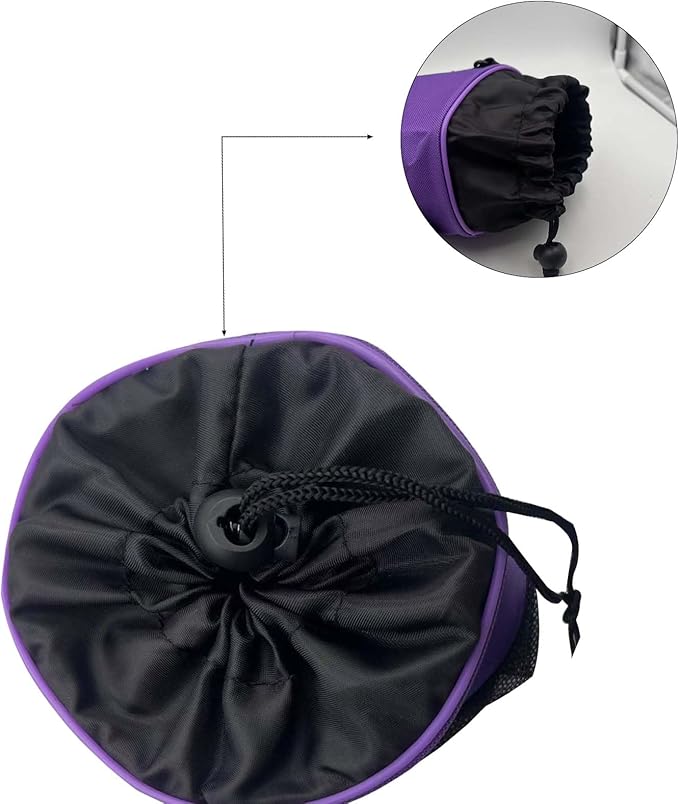 Mesh Clothespin Bag with Drawstring, Hanging Laundry Pin Storage Organizer