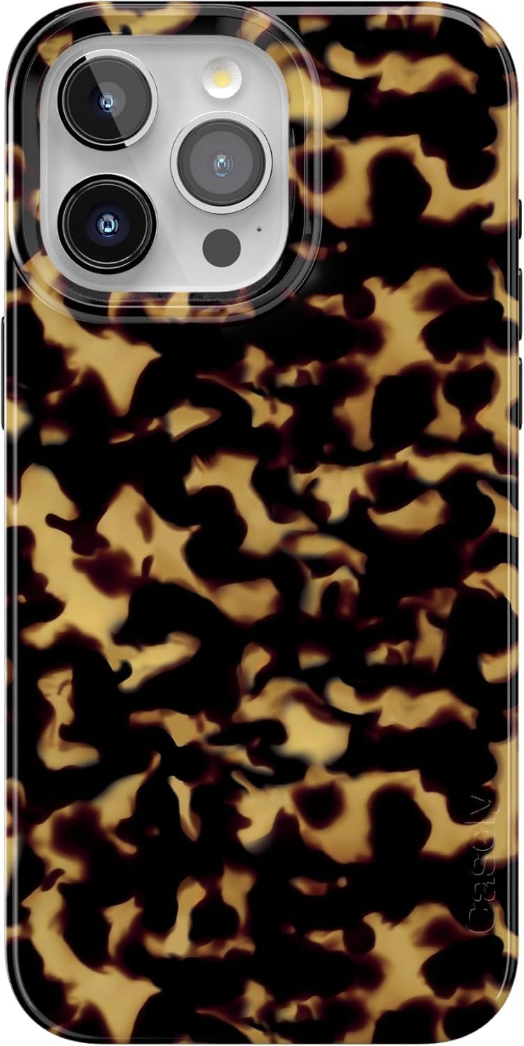Casely iPhone 15 Pro Case | Fit Check | Neutral Checkerboard | Compatible with MagSafe | Classic Ultra Slim Design