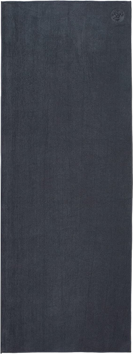 Manduka eQua Hot Yoga Mat Towel - 72" Instant Moisture Activated Grip Ultra Soft Microfiber Quick Dry, Daily Use Ready Lightweight, Travel Friendly Mat Layer 72 x 26.5 inches
