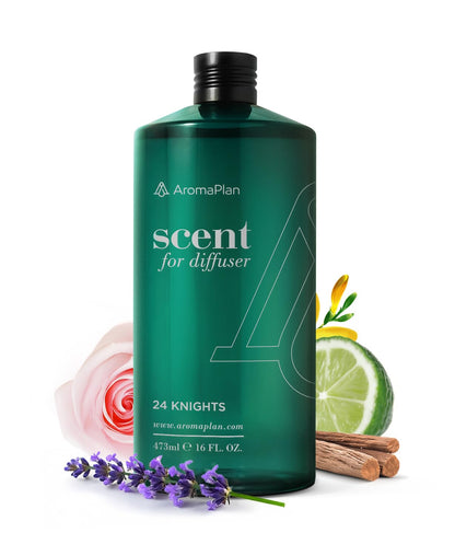 AromaPlan Hotel Scents Santal 5 Fl Oz (148ml), Home Luxury Aroma & Hotel Fragrance Diffuser Oil- Hotel Diffuser Oil for Aromatherapy- USA Made, Bigger Bottle, Bolder Aroma & Longer Lasting