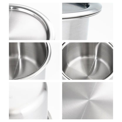 EVERSTEN CaKE 5PCS Stainless Steel Food Storage Containers With Lids 5PCS Canister Set Kitchen Appliances Dishwasher Safe Premium South Korea