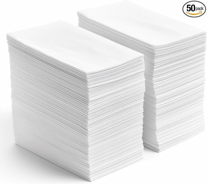 Linen Feel Disposable Napkins, Hand Towels