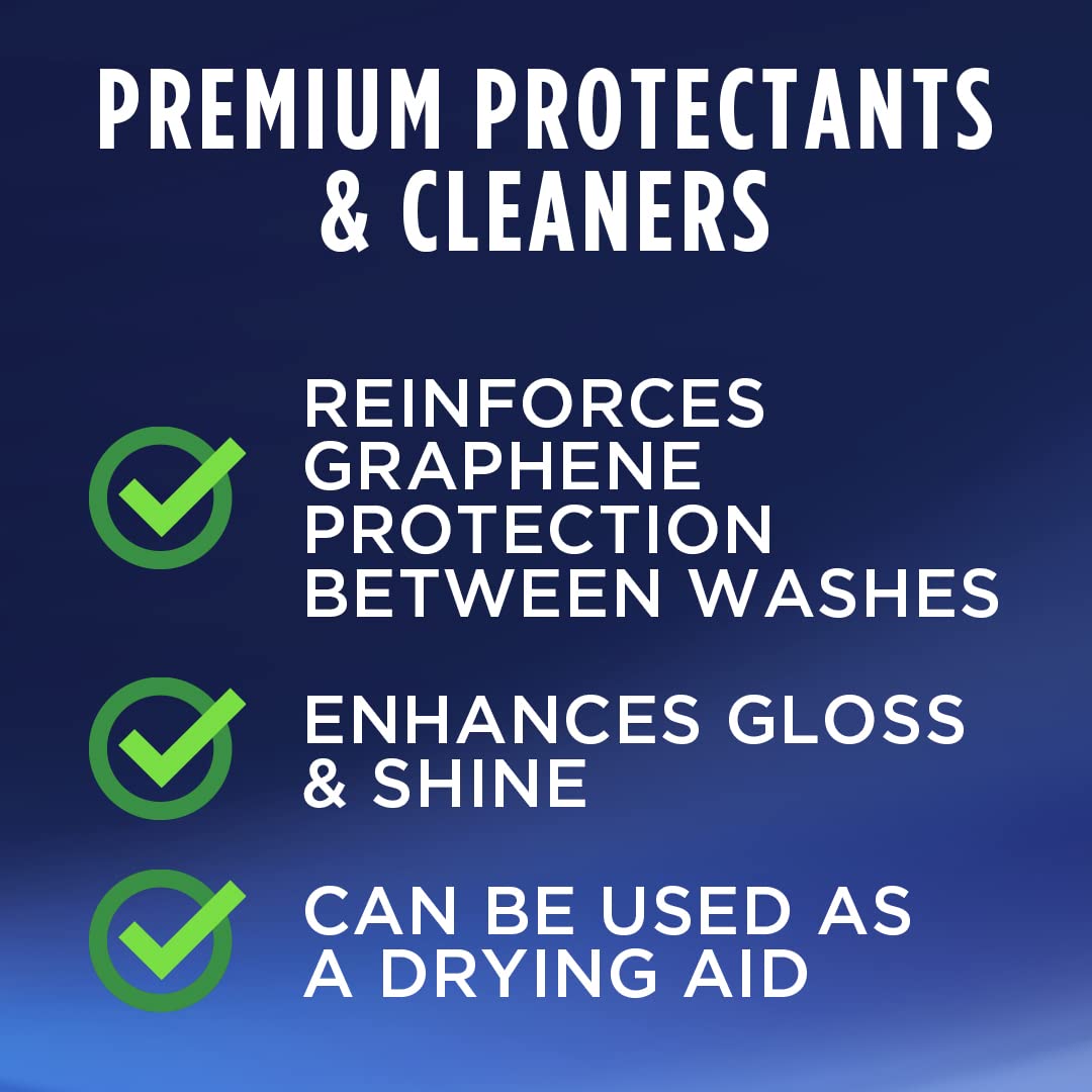 303 Products Graphene Detailer Spray, Enhances Gloss & Protection on Existing Coating, Sealants & Waxes, UV Protectant, Drying Aid, Add Ceramic Graphene Protection, Waterless Car Detailing Spray, 16oz