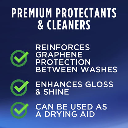 303 Products Graphene Detailer Spray, Enhances Gloss & Protection on Existing Coating, Sealants & Waxes, UV Protectant, Drying Aid, Add Ceramic Graphene Protection, Waterless Car Detailing Spray, 16oz