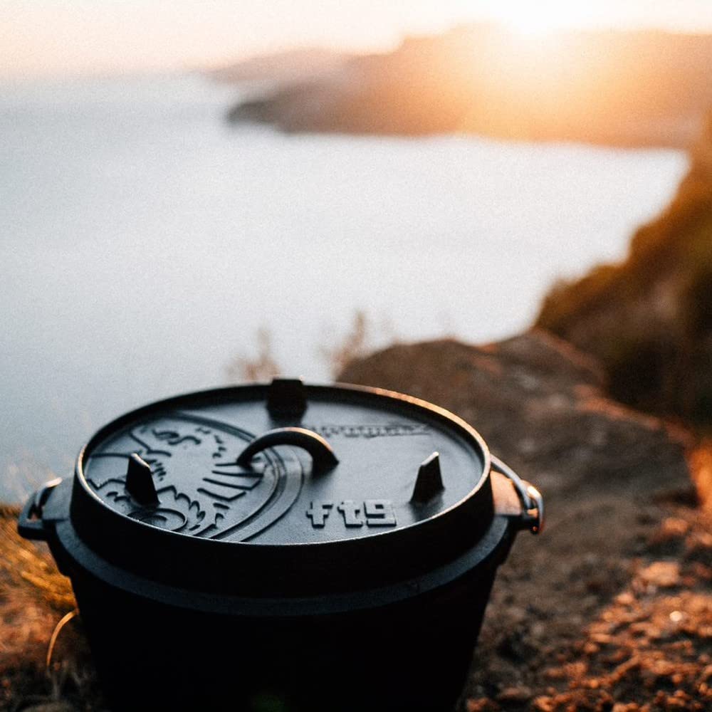 Petromax ft9-Dutch Oven - Black - Flat Base