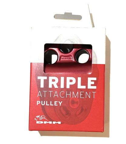 DMM Triple Attachment Pulley 2 RED PUL700RD