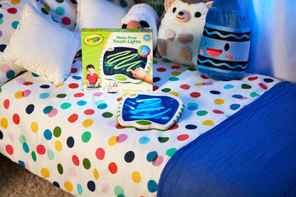 Crayola Toddler Touch Lights, Musical Sensory Toys for Toddlers, Light Up Drawing Pad, Mess Free Painting, Travel Activity, Gift for Toddlers, 2+