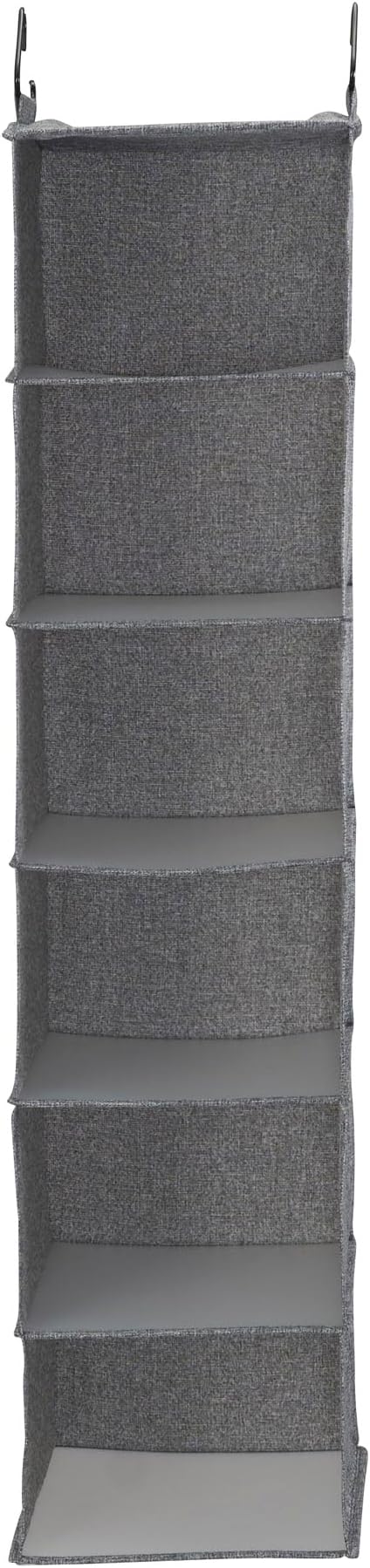 Household Essentials 6 Shelf Hanging Closet Organizer, Hanging Closet Shelf