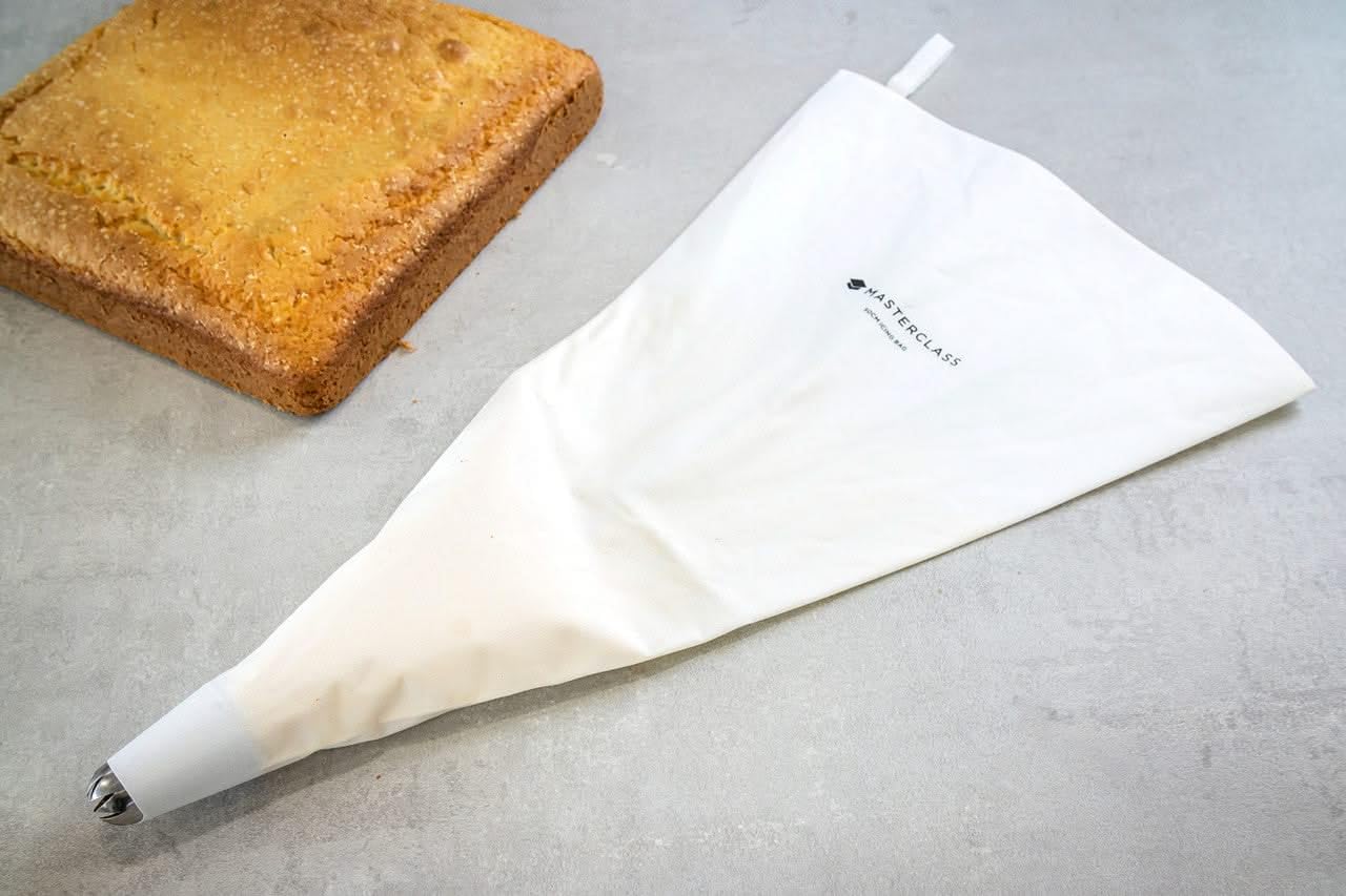 MasterClass Reusable Cotton Pastry/Icing Piping Bag, 50 cm (19.5"), White