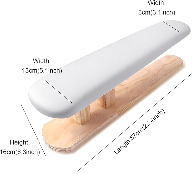Upgraded Padded Longer Sleeve Ironing Board, Sleeves & Chest Tailor, Portable