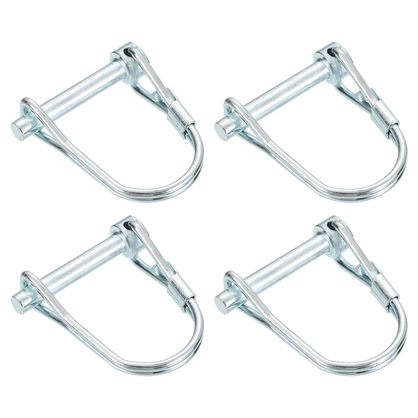 uxcell 4Pcs 3/16" Dia Trailer Coupler Pin, 1-1/4" Long Coupler Pin Shaft Locking Pin, Round Pto Pin for Farm Trailers and Garden